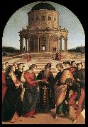 RAFFAELLO Sanzio Spozalizio (The Engagement of Virgin Mary) af USA oil painting reproduction